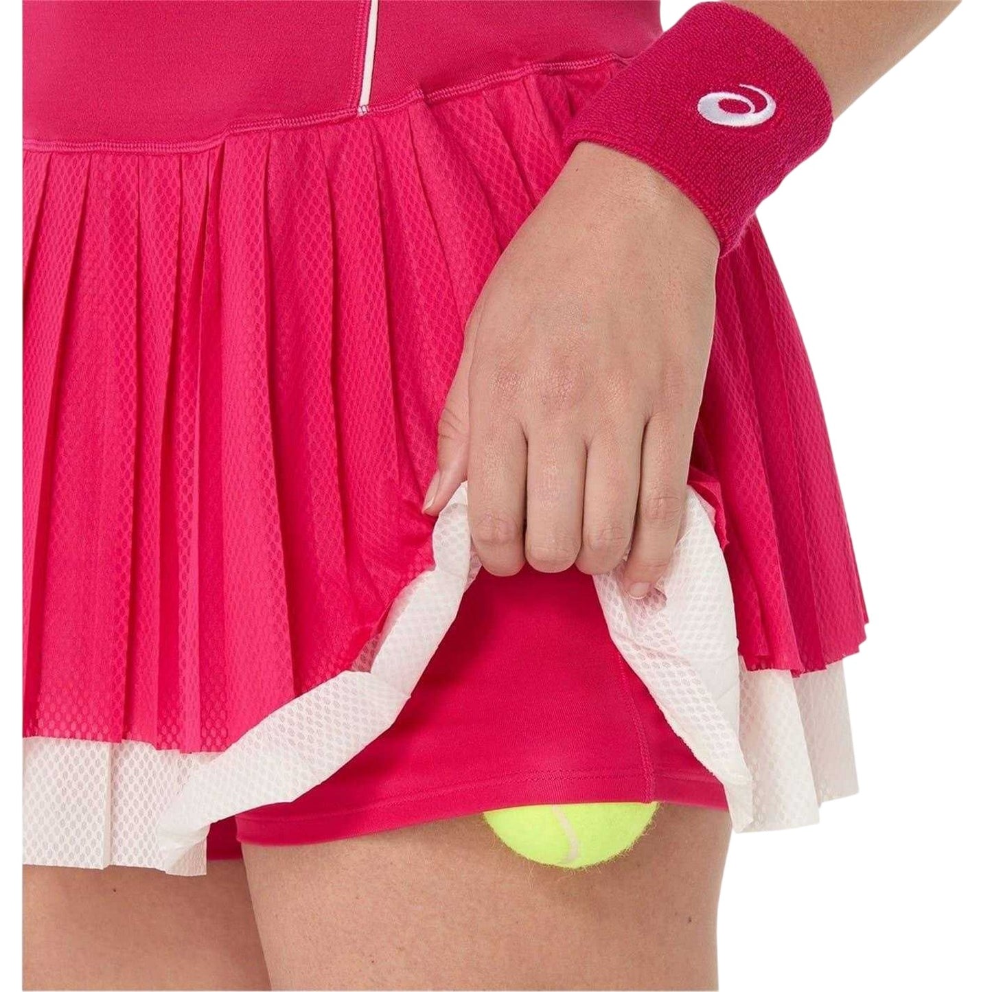 Bright Rose - Lifestyle - Asics Womens-Ladies Breathable Tennis Athletic Dress