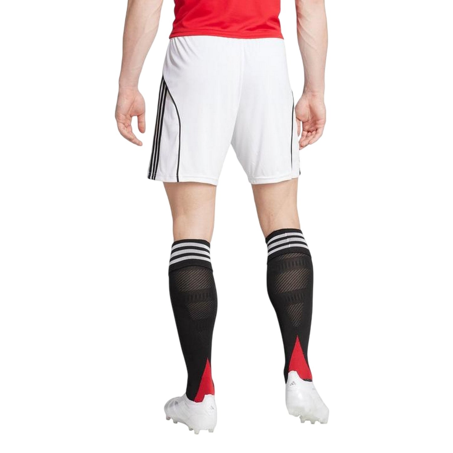 White - Back - Adidas Mens 2025-2026 Manchester United FC Football Shorts