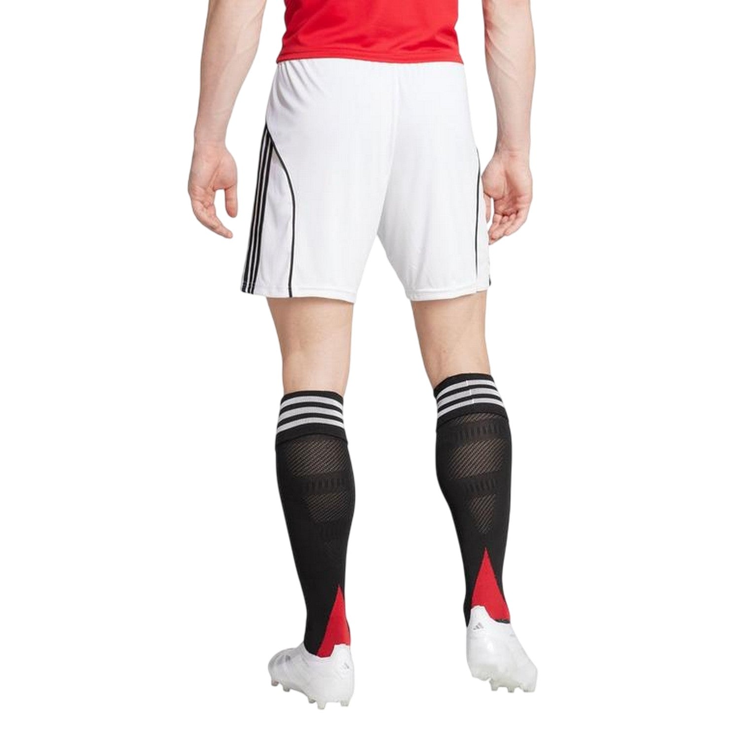 White - Back - Adidas Mens 2025-2026 Manchester United FC Football Shorts