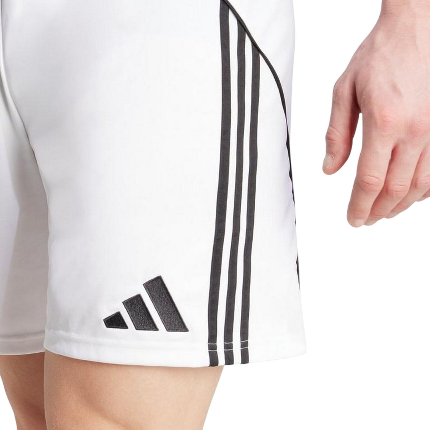 White - Side - Adidas Mens 2025-2026 Manchester United FC Football Shorts