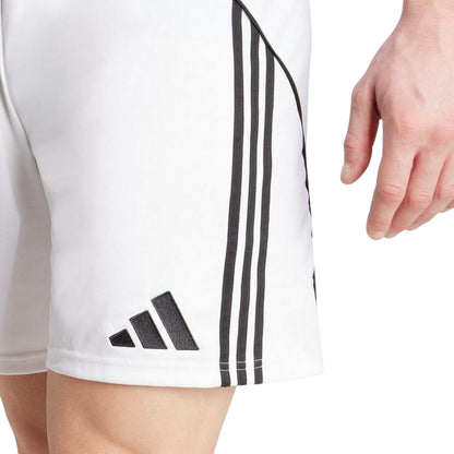 White - Side - Adidas Mens 2025-2026 Manchester United FC Football Shorts