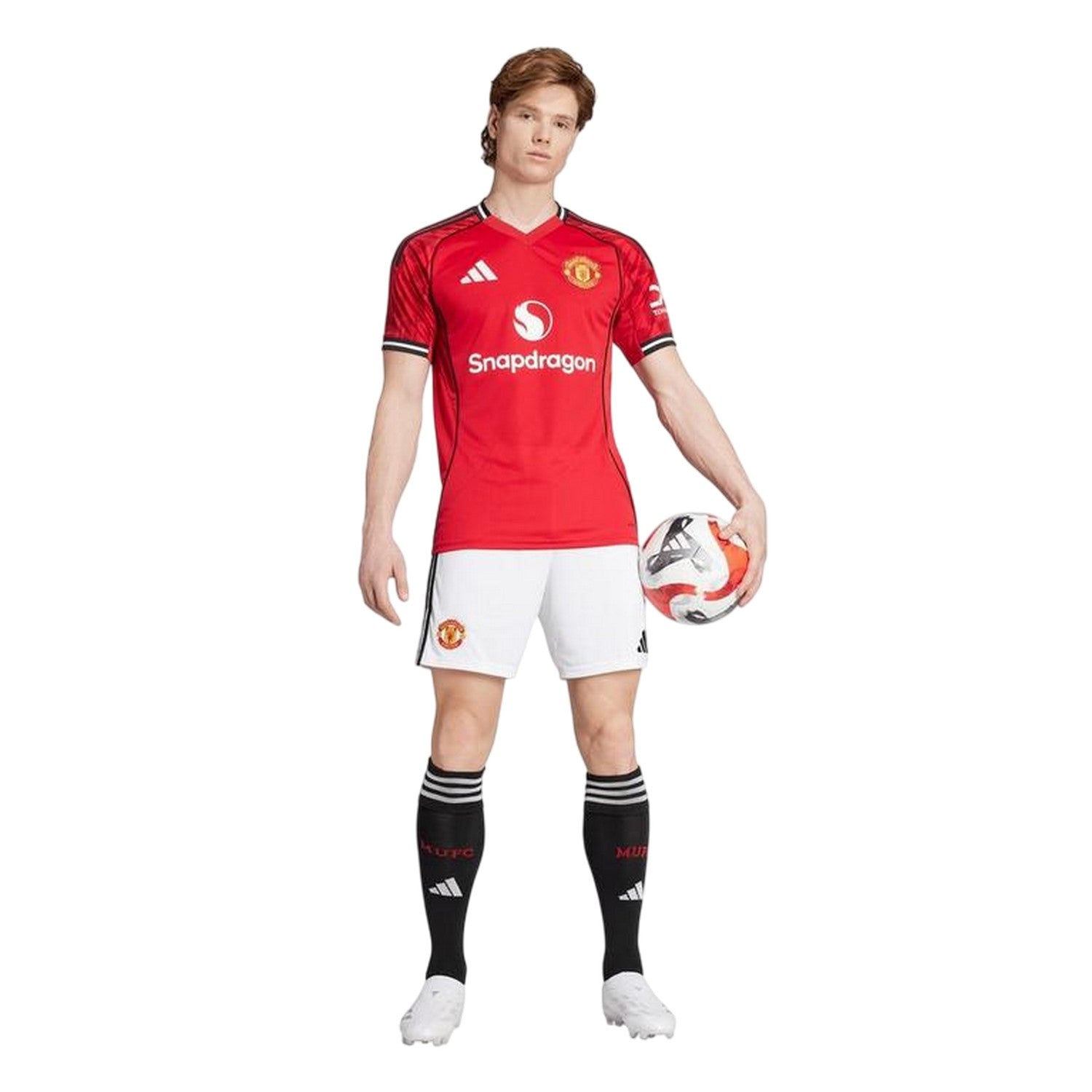 White - Lifestyle - Adidas Mens 2025-2026 Manchester United FC Football Shorts