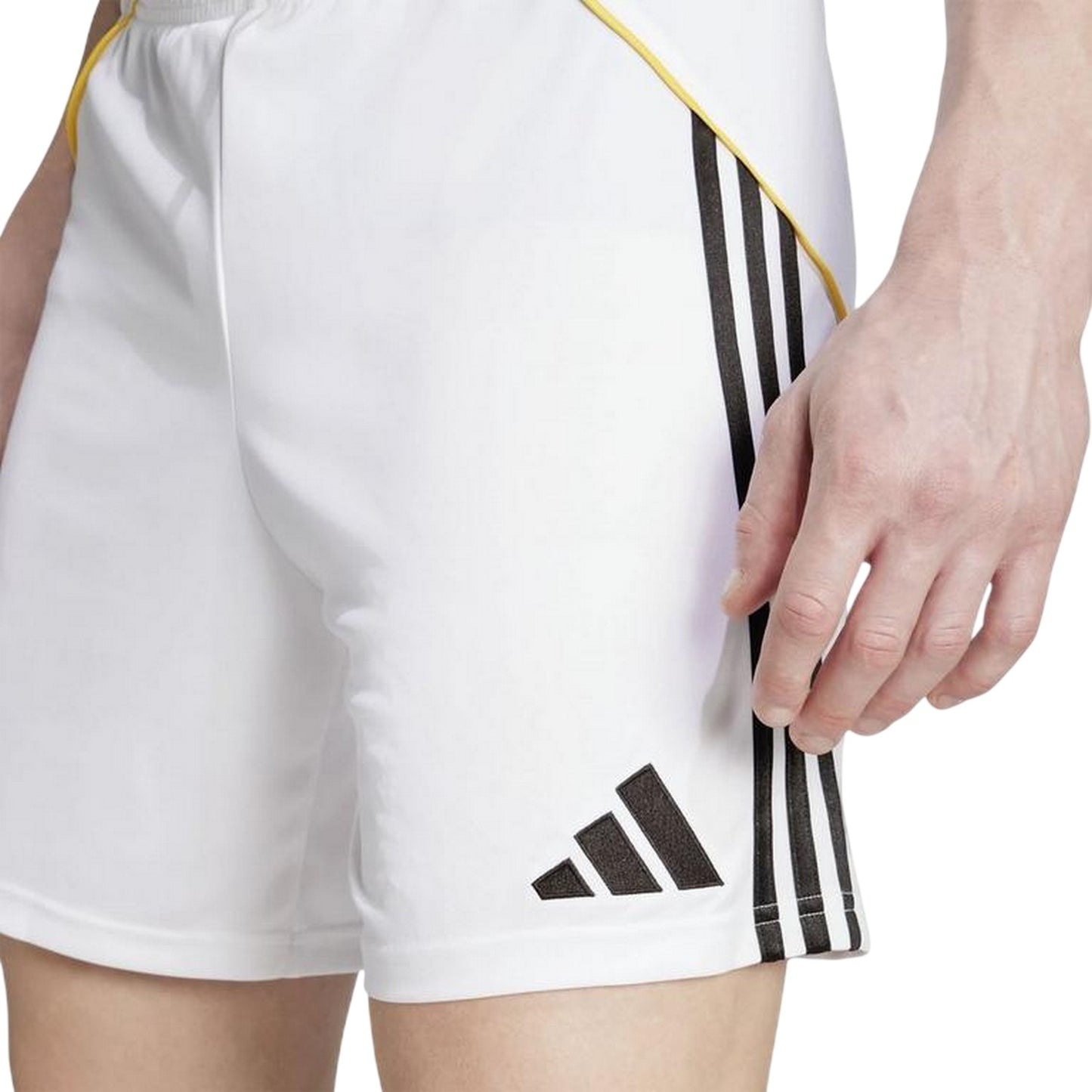 White - Side - Adidas Mens 2025-2026 Real Madrid CF Football Shorts