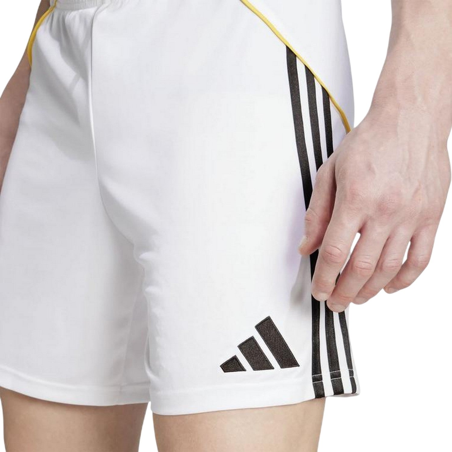 White - Side - Adidas Mens 2025-2026 Real Madrid CF Football Shorts