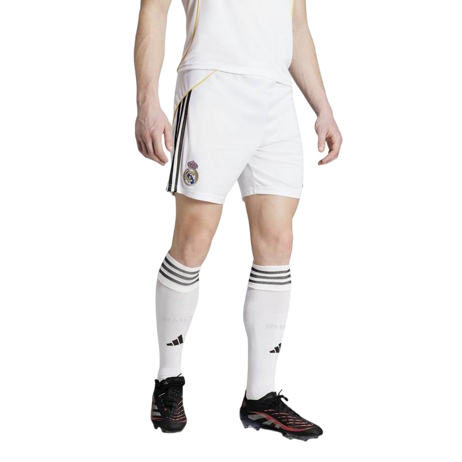 White - Lifestyle - Adidas Mens 2025-2026 Real Madrid CF Football Shorts