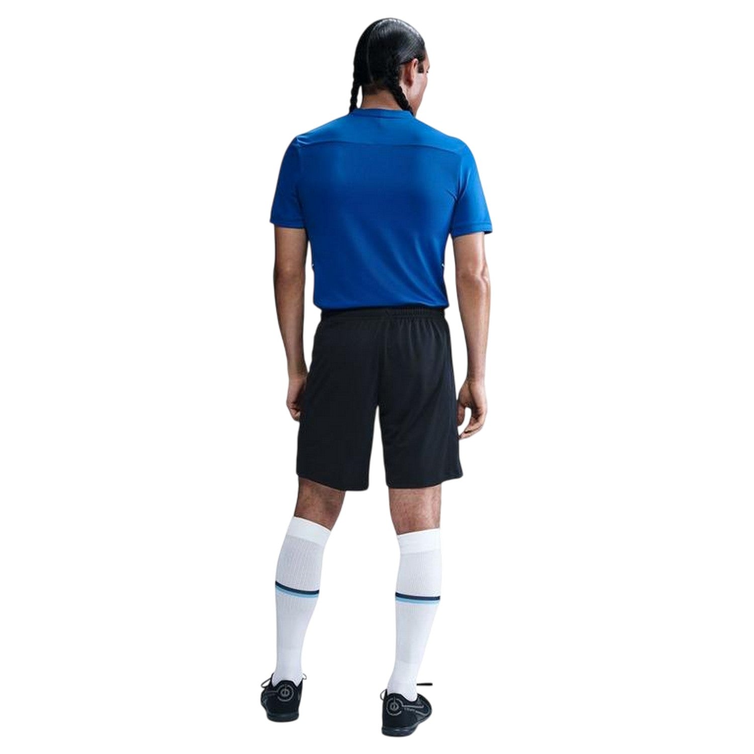 Black-Blue - Back - Nike Mens 2025-2026 AC Milan Football Shorts