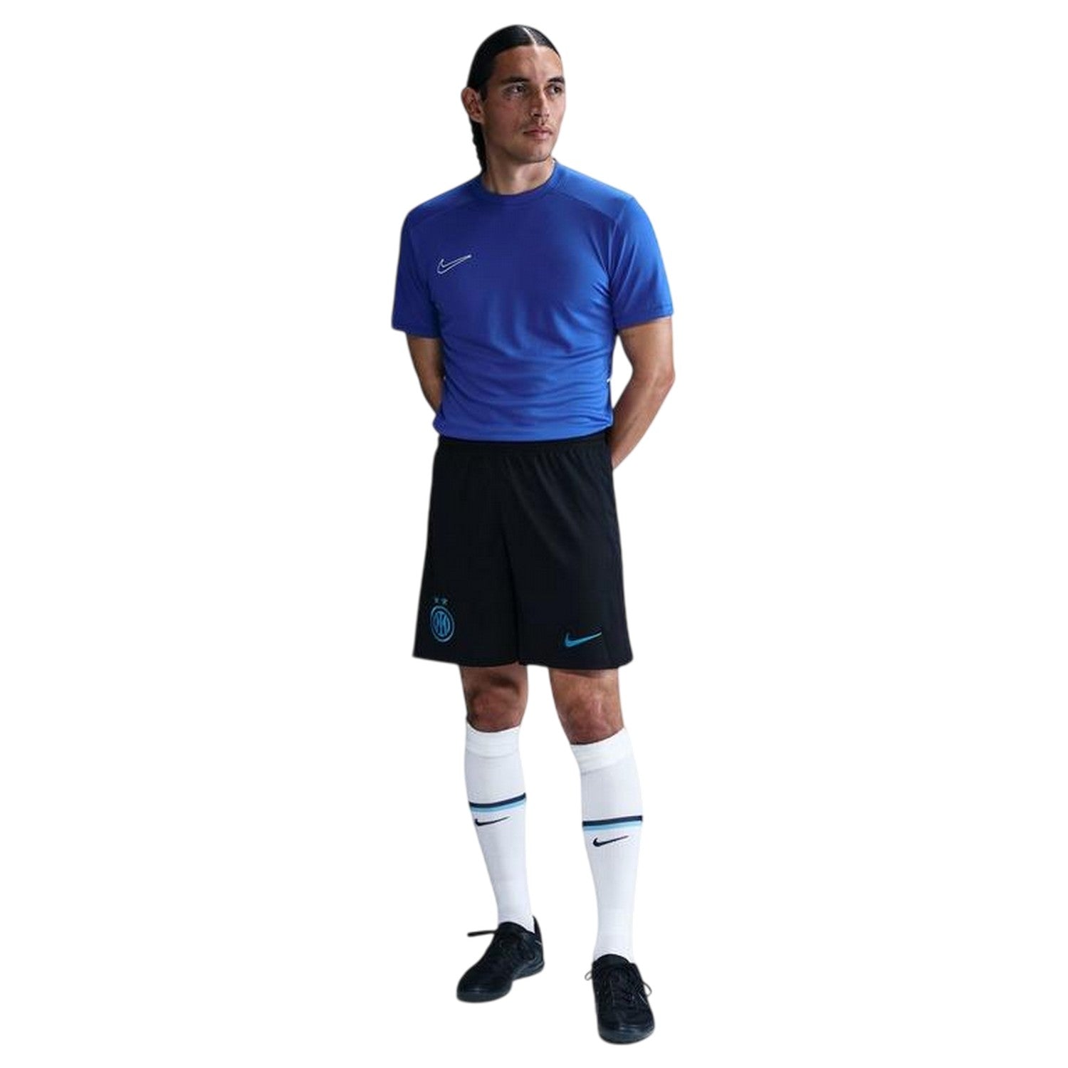 Black-Blue - Lifestyle - Nike Mens 2025-2026 AC Milan Football Shorts