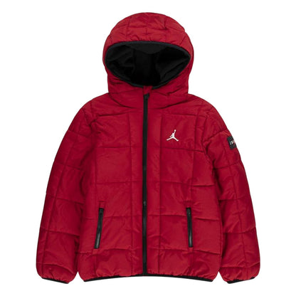 Red - Front - Nike Childrens-Kids Polyester Puffer Jacket