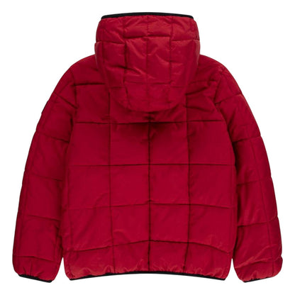 Red - Back - Nike Childrens-Kids Polyester Puffer Jacket