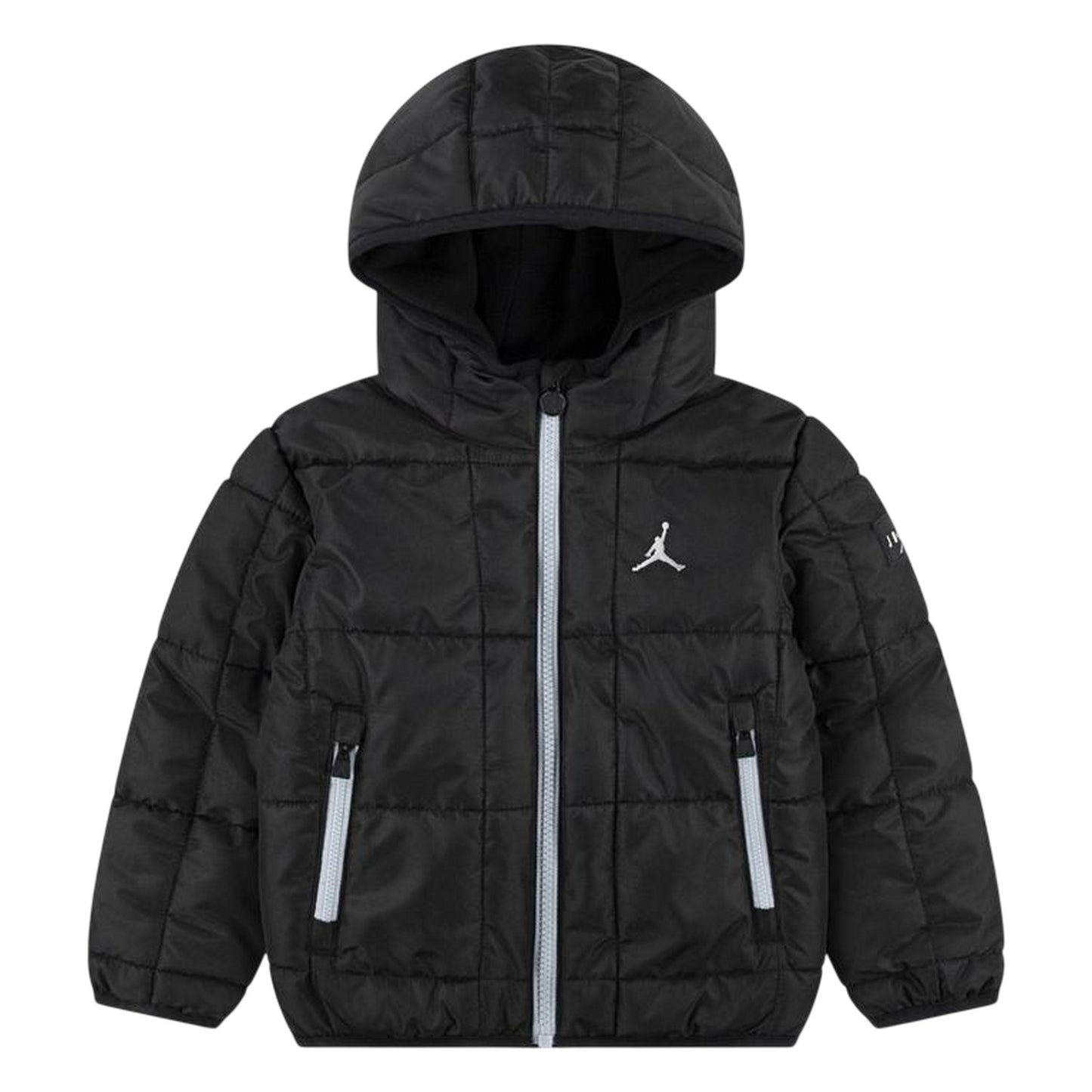Black - Front - Nike Childrens-Kids Polyester Puffer Jacket