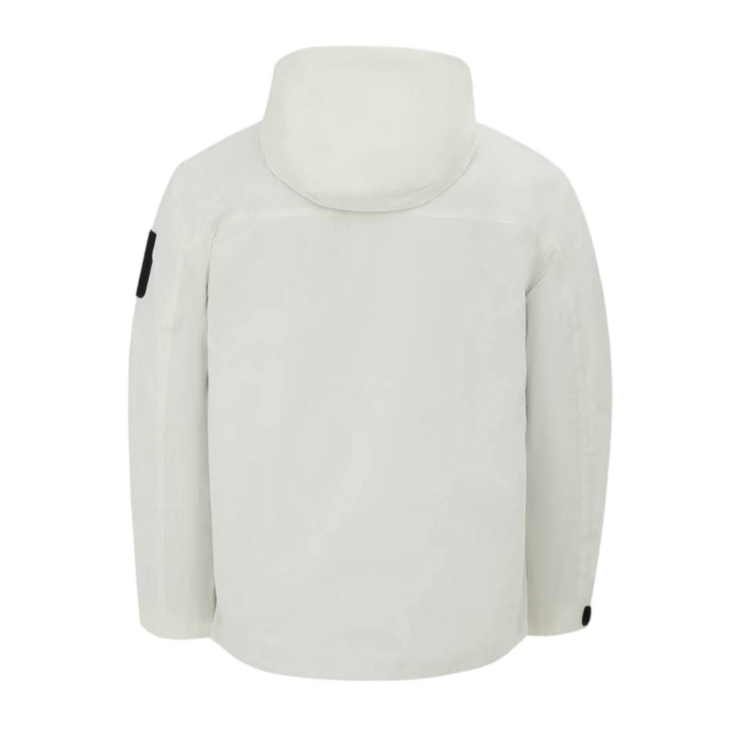 Beige - Back - Firetrap Mens Windproof Hooded Windbreaker