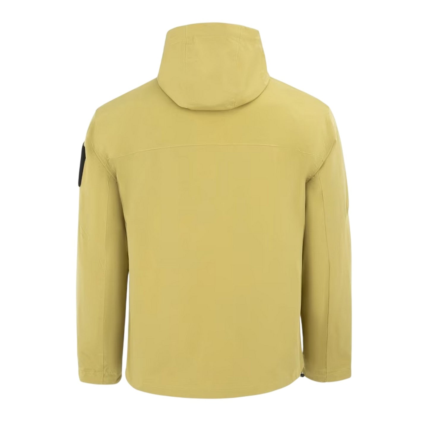 Yellow - Back - Firetrap Mens Windproof Hooded Windbreaker