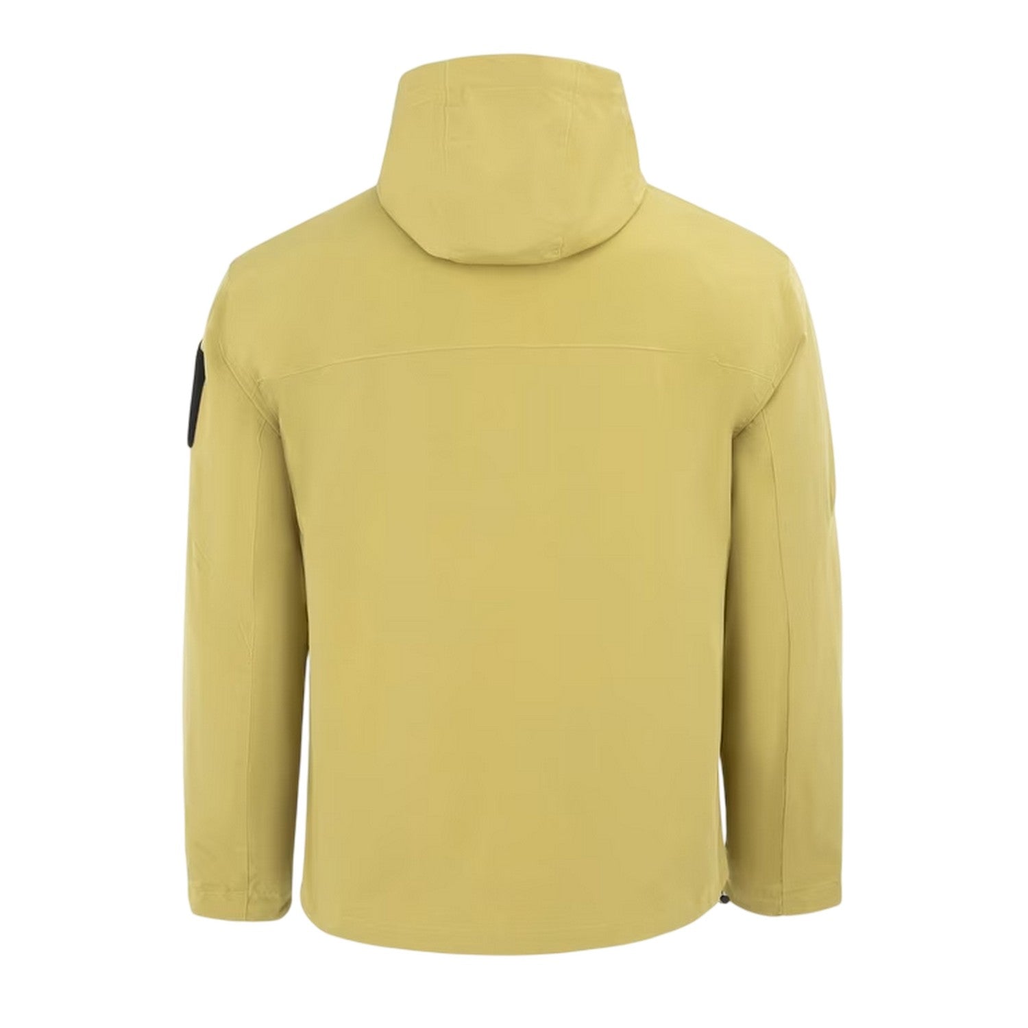 Yellow - Back - Firetrap Mens Windproof Hooded Windbreaker