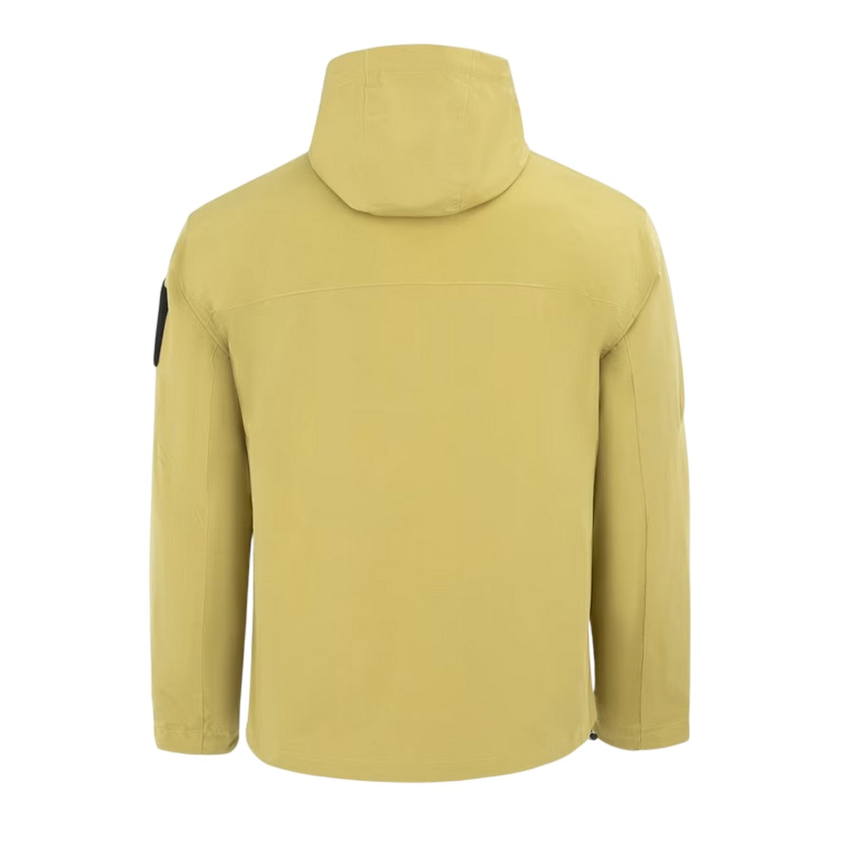 Yellow - Back - Firetrap Mens Windproof Hooded Windbreaker