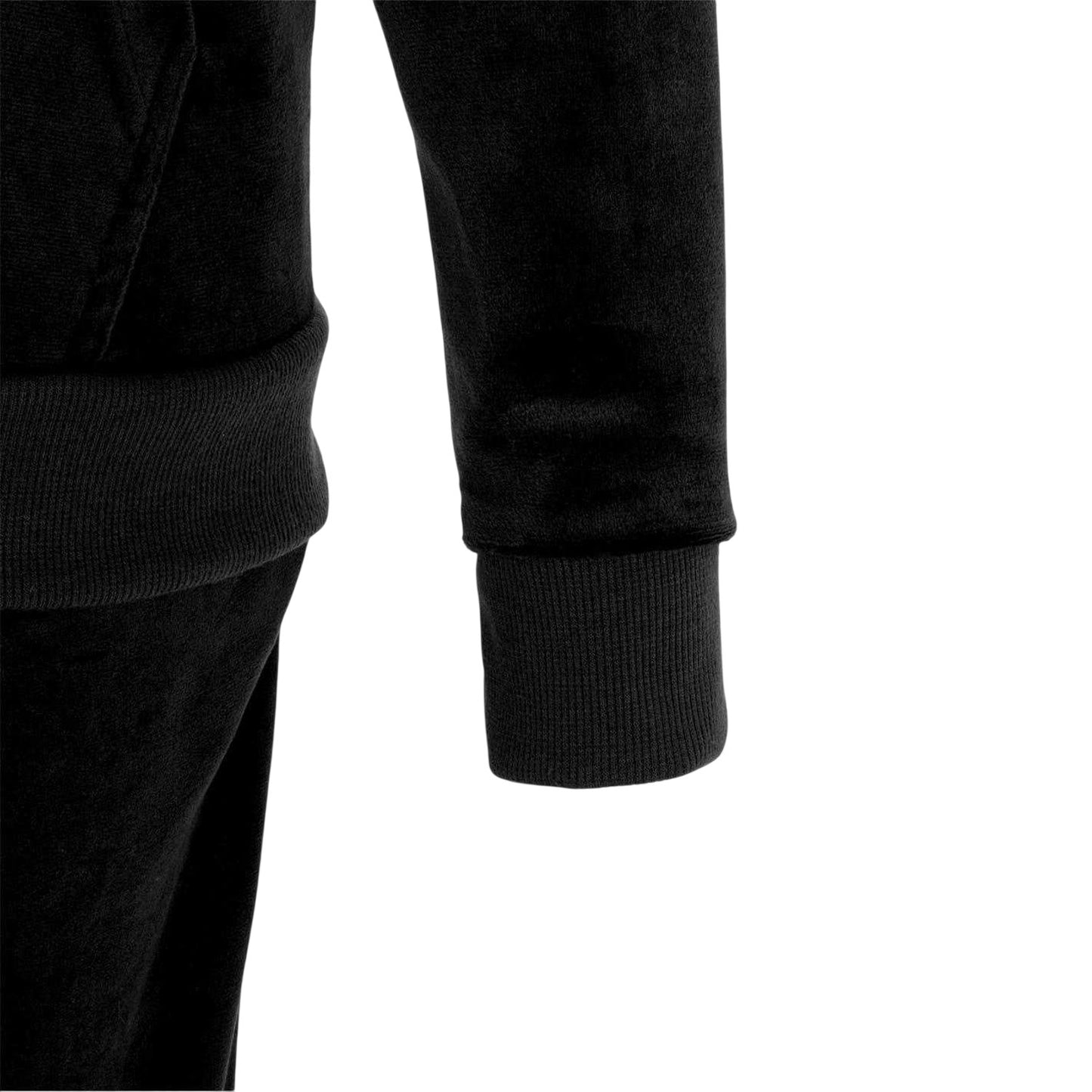 Black - Lifestyle - Miso Womens-Ladies Velour Tracksuit Set