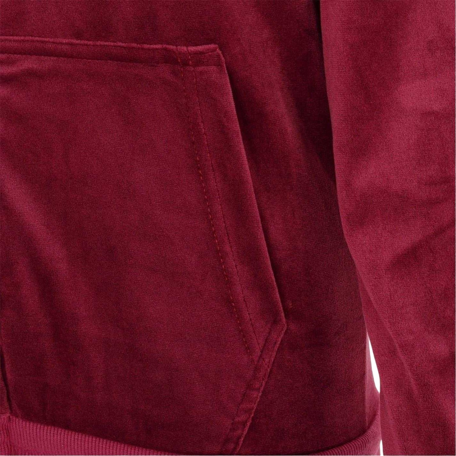 Fuchsia - Side - Miso Womens-Ladies Velour Tracksuit Set