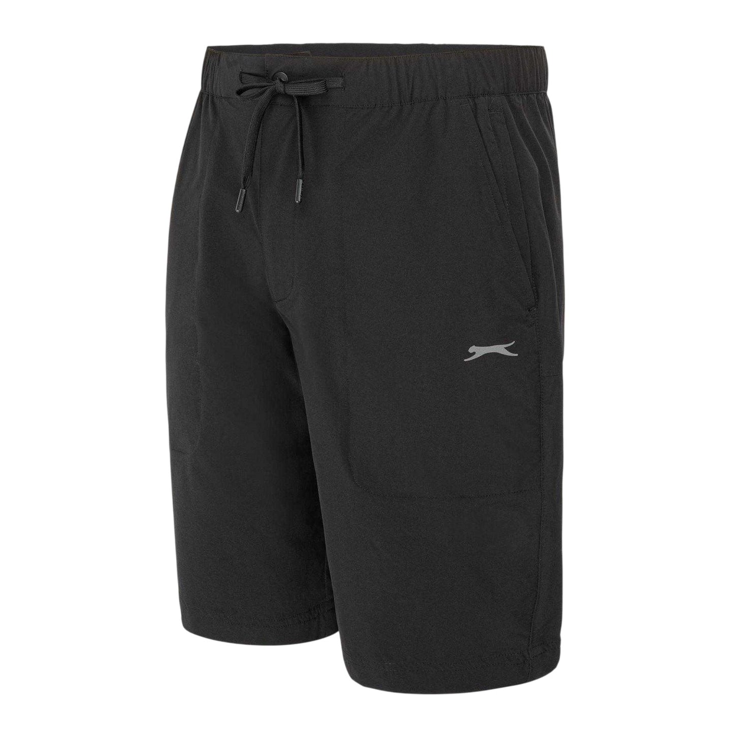 Black - Side - Slazenger Mens Club Hs Shorts
