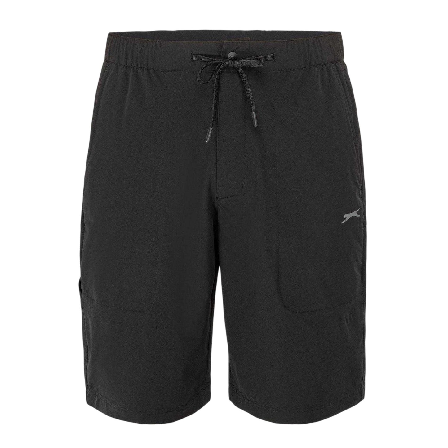 Black - Front - Slazenger Mens Club Hs Shorts