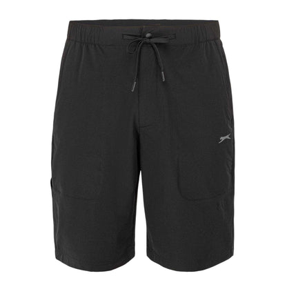 Black - Front - Slazenger Mens Club Hs Shorts