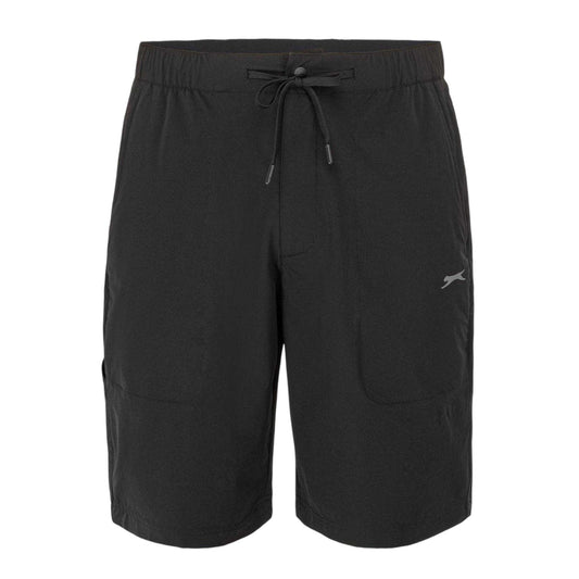 Black - Front - Slazenger Mens Club Hs Shorts