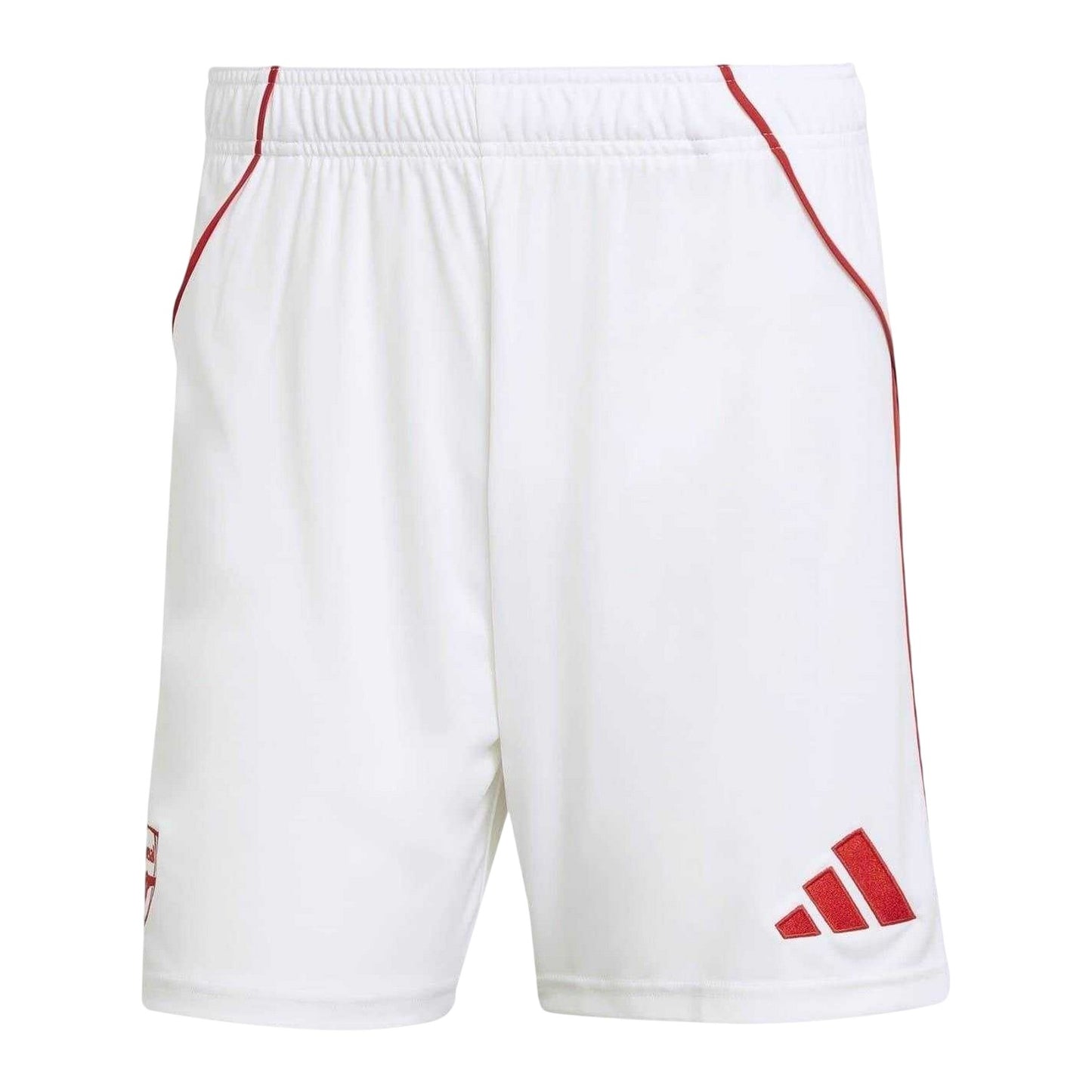 White-Red - Front - Adidas Mens 2025-2026 Arsenal FC Home Shorts