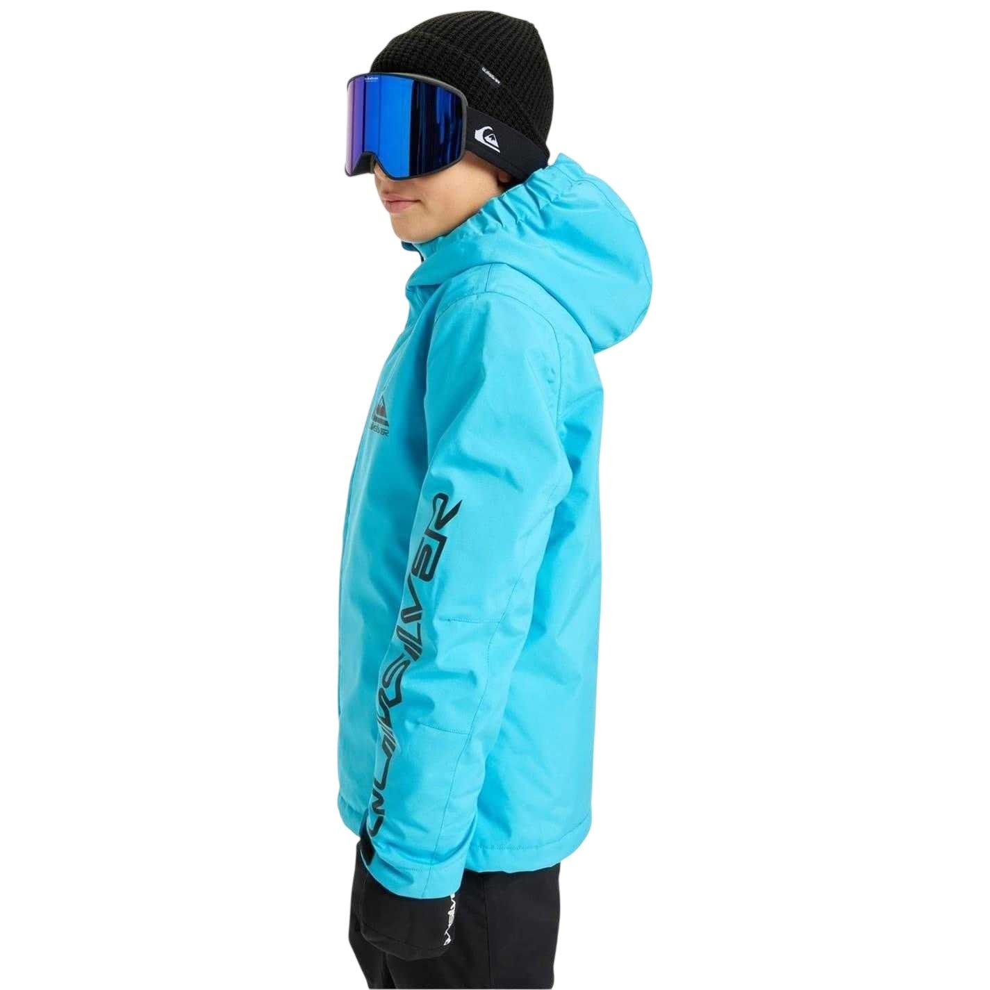 Blue - Lifestyle - Quiksilver Boys Mission Waterproof Jacket