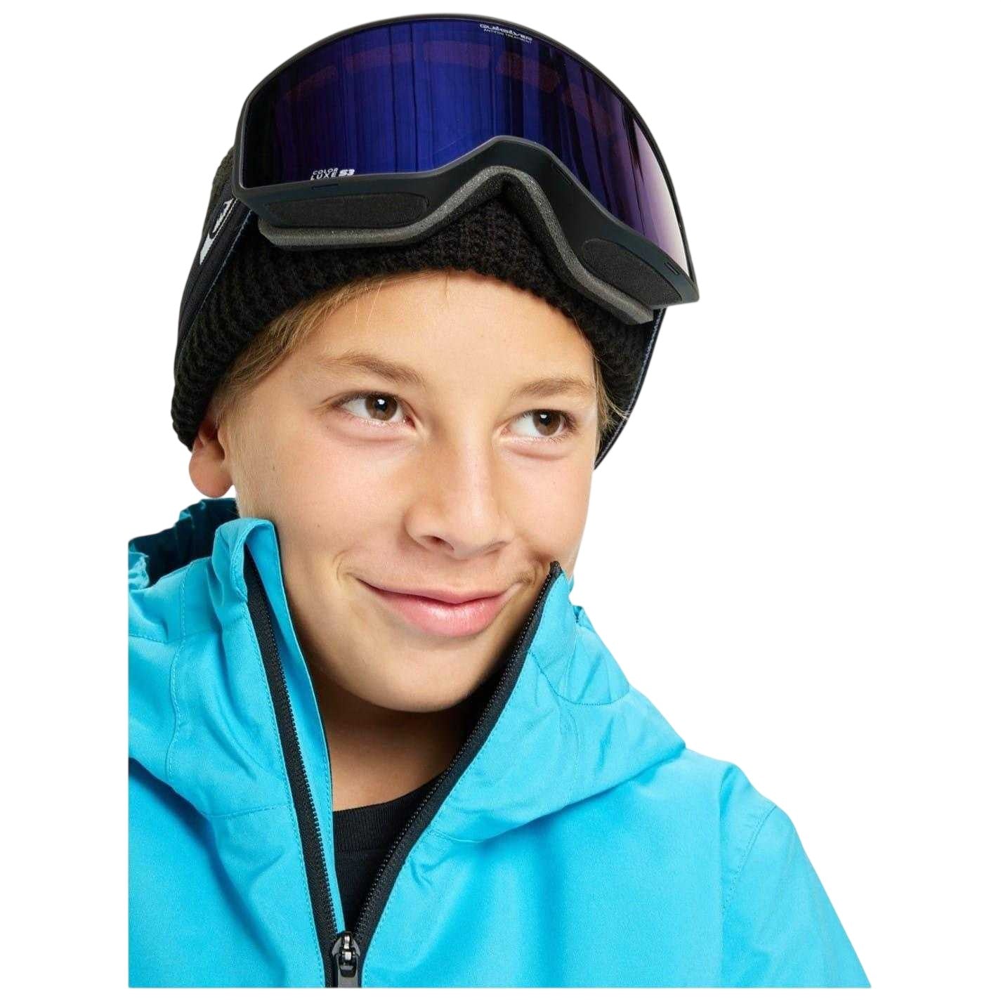 Blue - Pack Shot - Quiksilver Boys Mission Waterproof Jacket