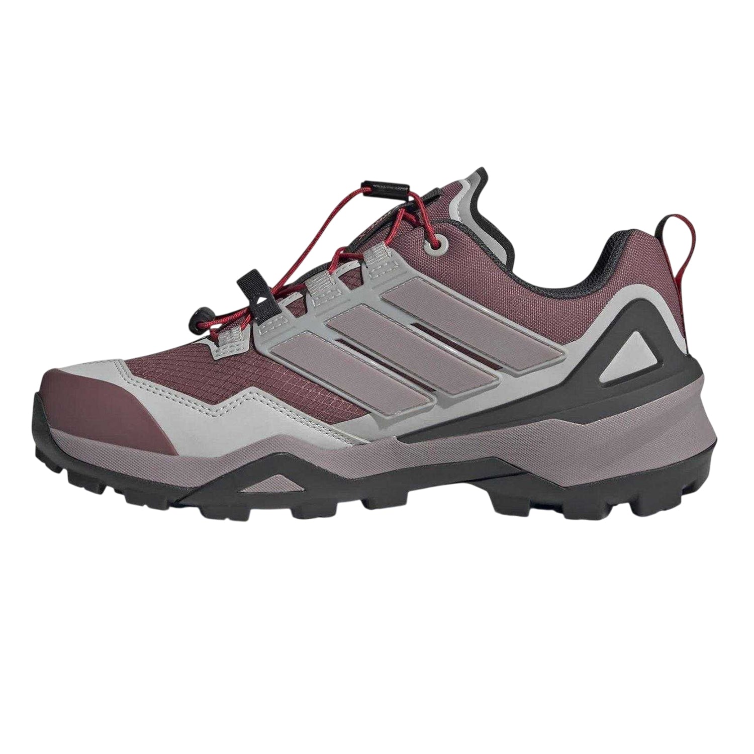 Crimson-Fig - Side - Adidas Womens-Ladies Terrex Skychaser GORE-TEX Hiking Shoes