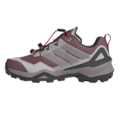 Crimson-Fig - Side - Adidas Womens-Ladies Terrex Skychaser GORE-TEX Hiking Shoes