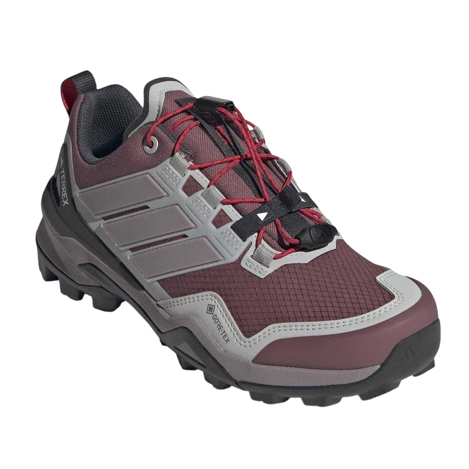 Crimson-Fig - Pack Shot - Adidas Womens-Ladies Terrex Skychaser GORE-TEX Hiking Shoes