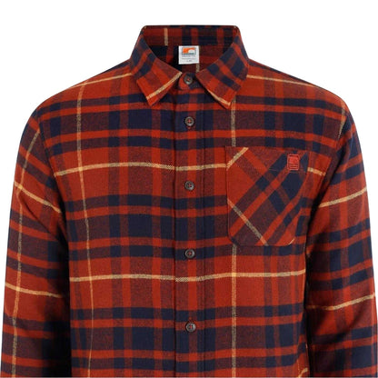 Red-Blue - Lifestyle - SoulCal Mens Checked Long-Sleeved Shirt