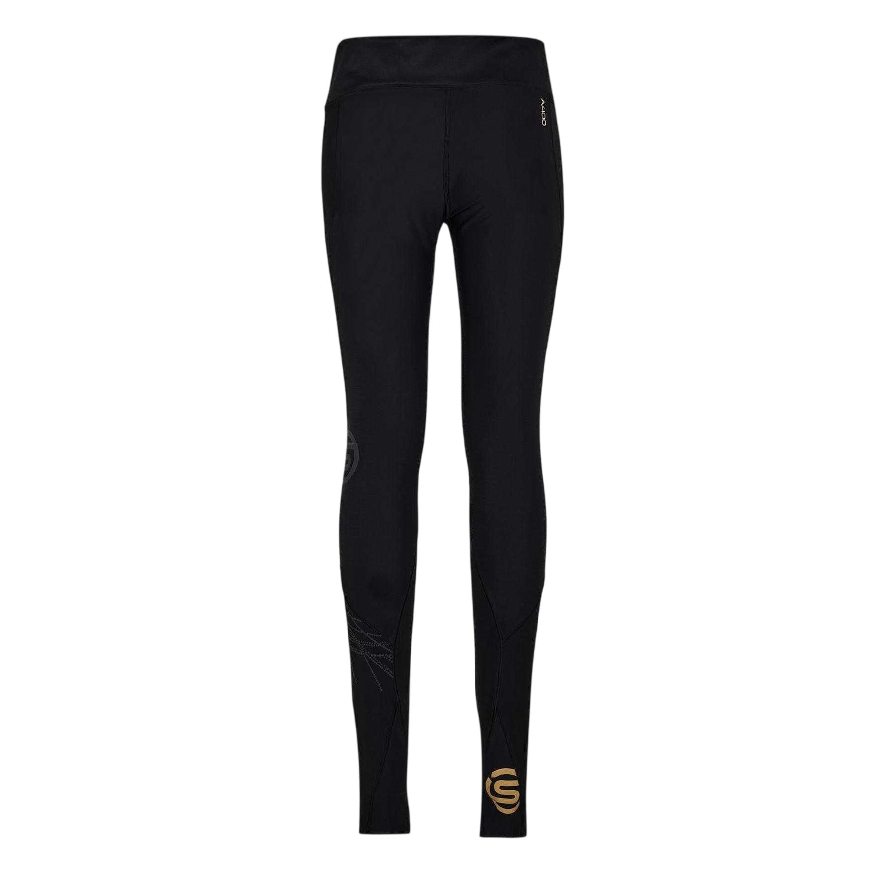 Black - Back - Skins Womens-Ladies A400 Leggings