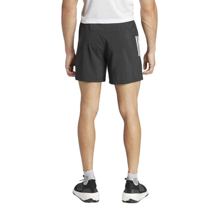 Black - Back - Adidas Mens Own The Run Logo Running Shorts
