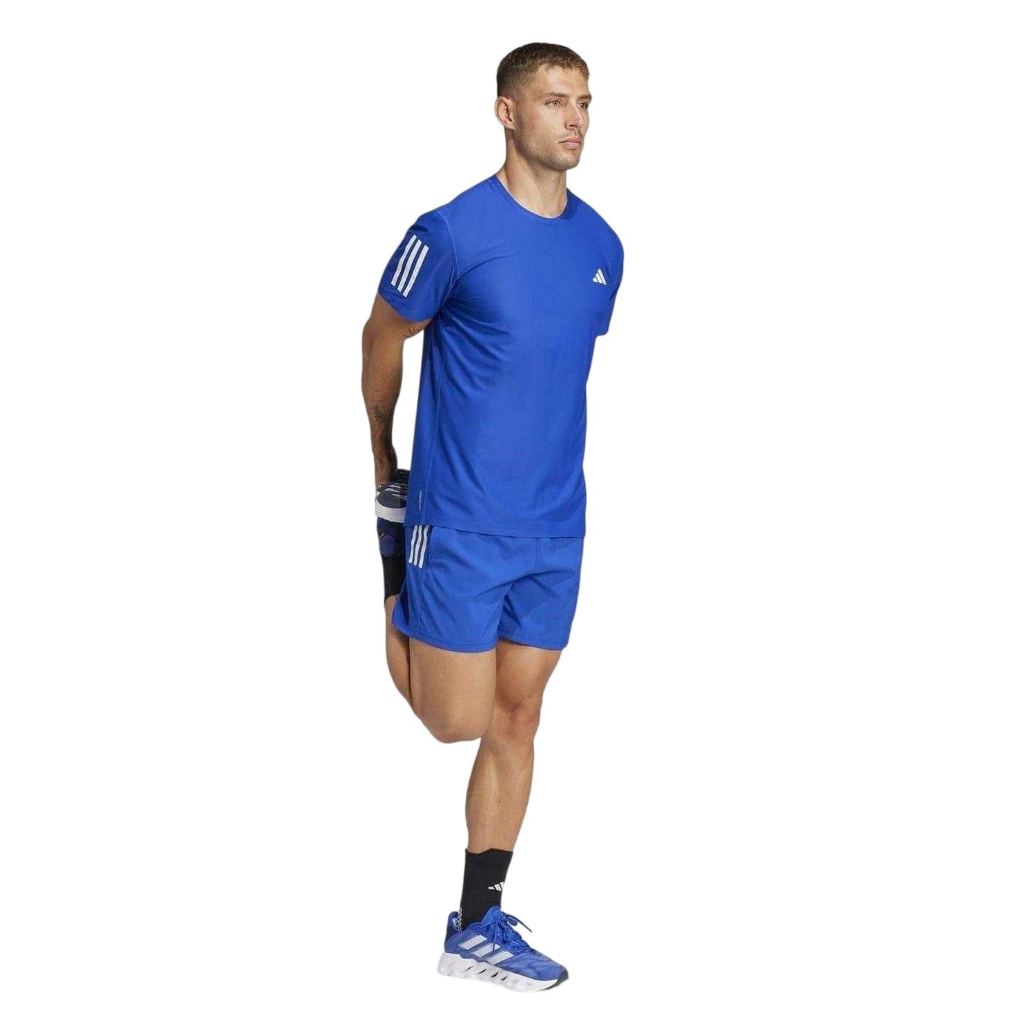Royal Blue - Lifestyle - Adidas Mens Own The Run Logo Running Shorts