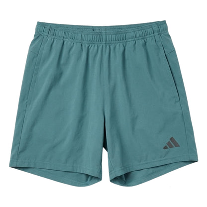 Teal - Front - Adidas Mens Own The Run Logo Running Shorts