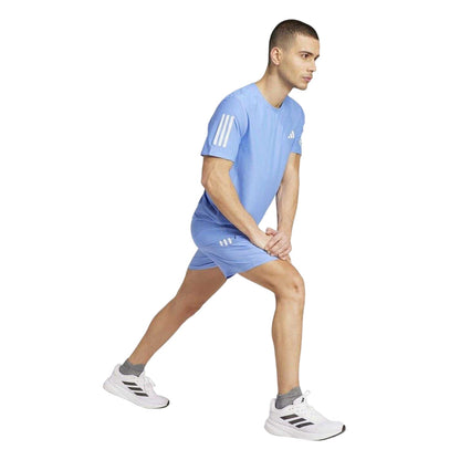 Blue - Lifestyle - Adidas Mens Own The Run Logo Running Shorts