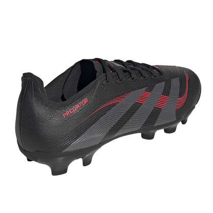 Core Black-Grey - Back - Adidas Mens Predator Lace Up Football Boots