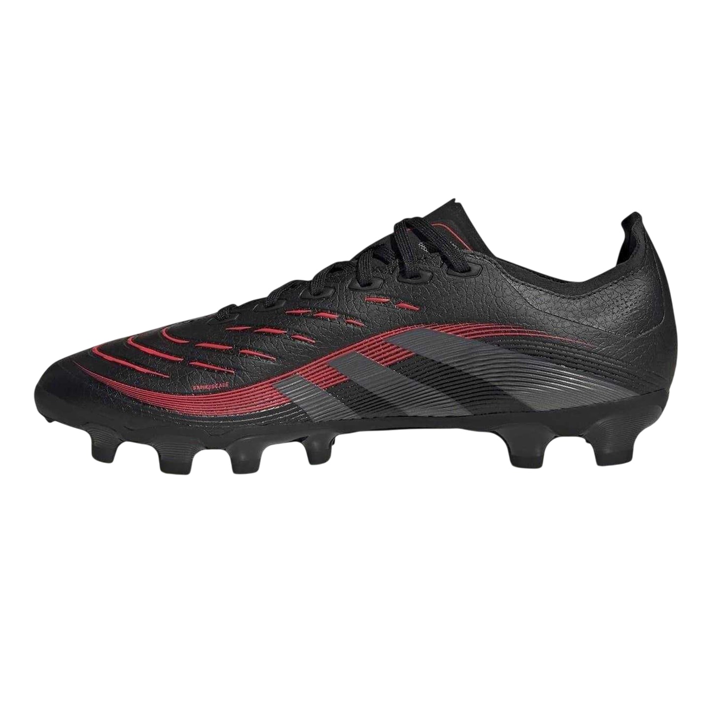 Core Black-Grey - Side - Adidas Mens Predator Lace Up Football Boots