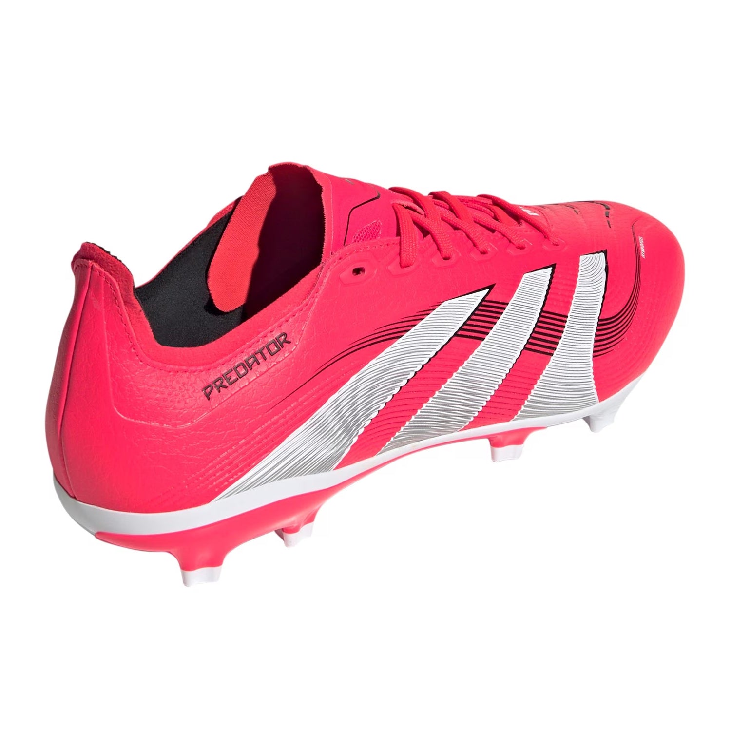 Lucid Red - Back - Adidas Mens Predator Lace Up Football Boots