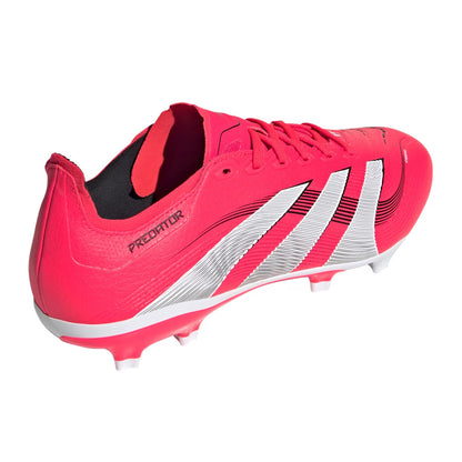 Lucid Red - Back - Adidas Mens Predator Lace Up Football Boots