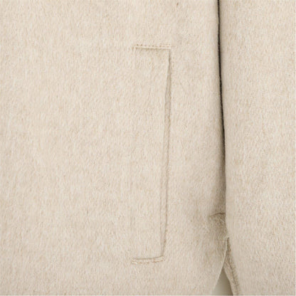 Light Beige - Lifestyle - Miso Womens-Ladies Wool Long-Sleeved Shirt