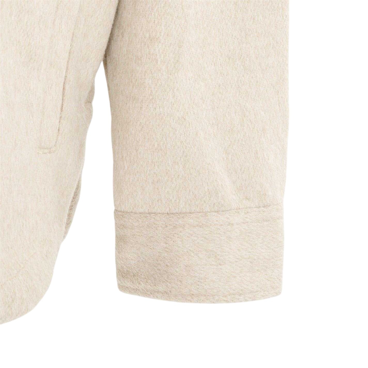 Light Beige - Pack Shot - Miso Womens-Ladies Wool Long-Sleeved Shirt