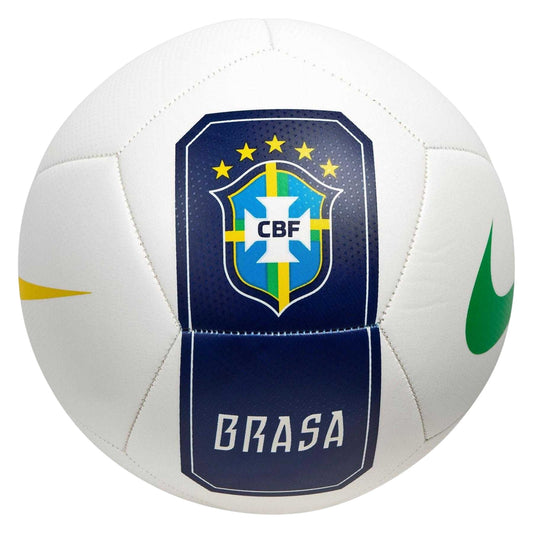 White-Yellow - Front - Nike Brazil Football