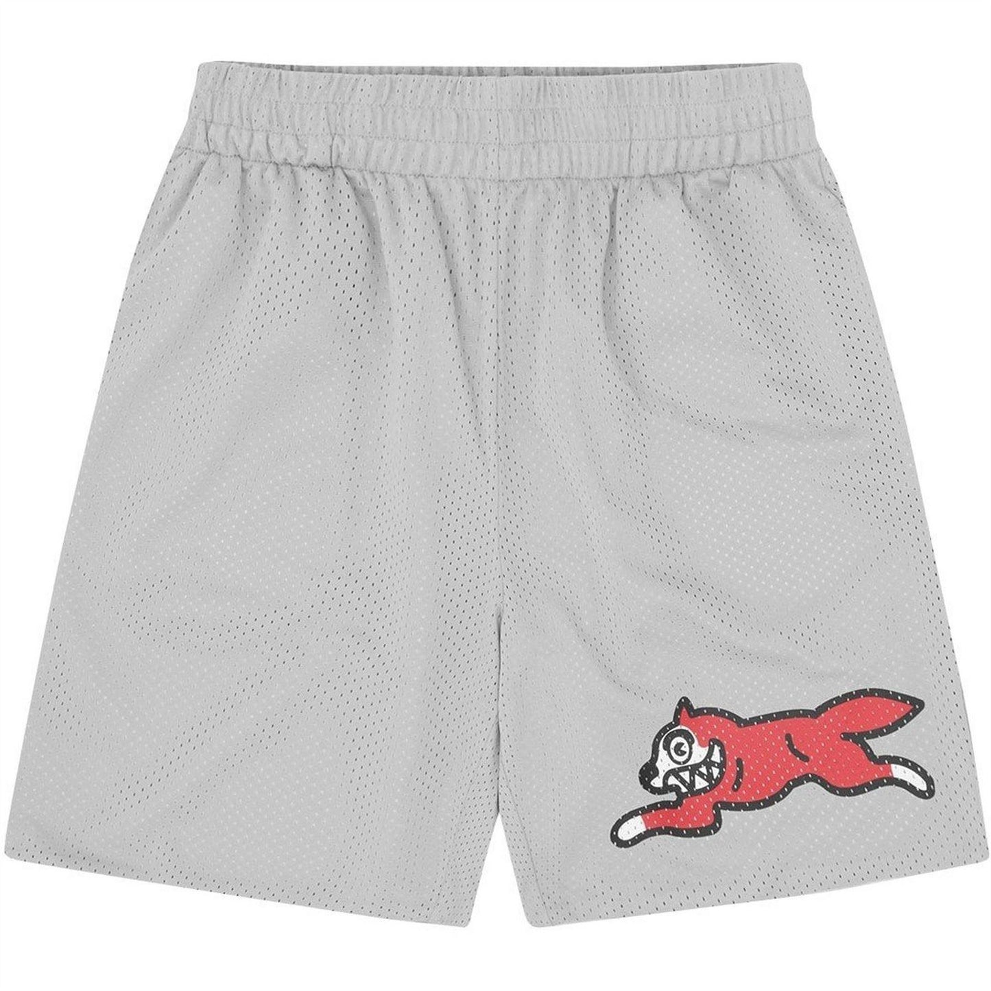 Grey - Front - ICECREAM Mens Mesh Dog Shorts