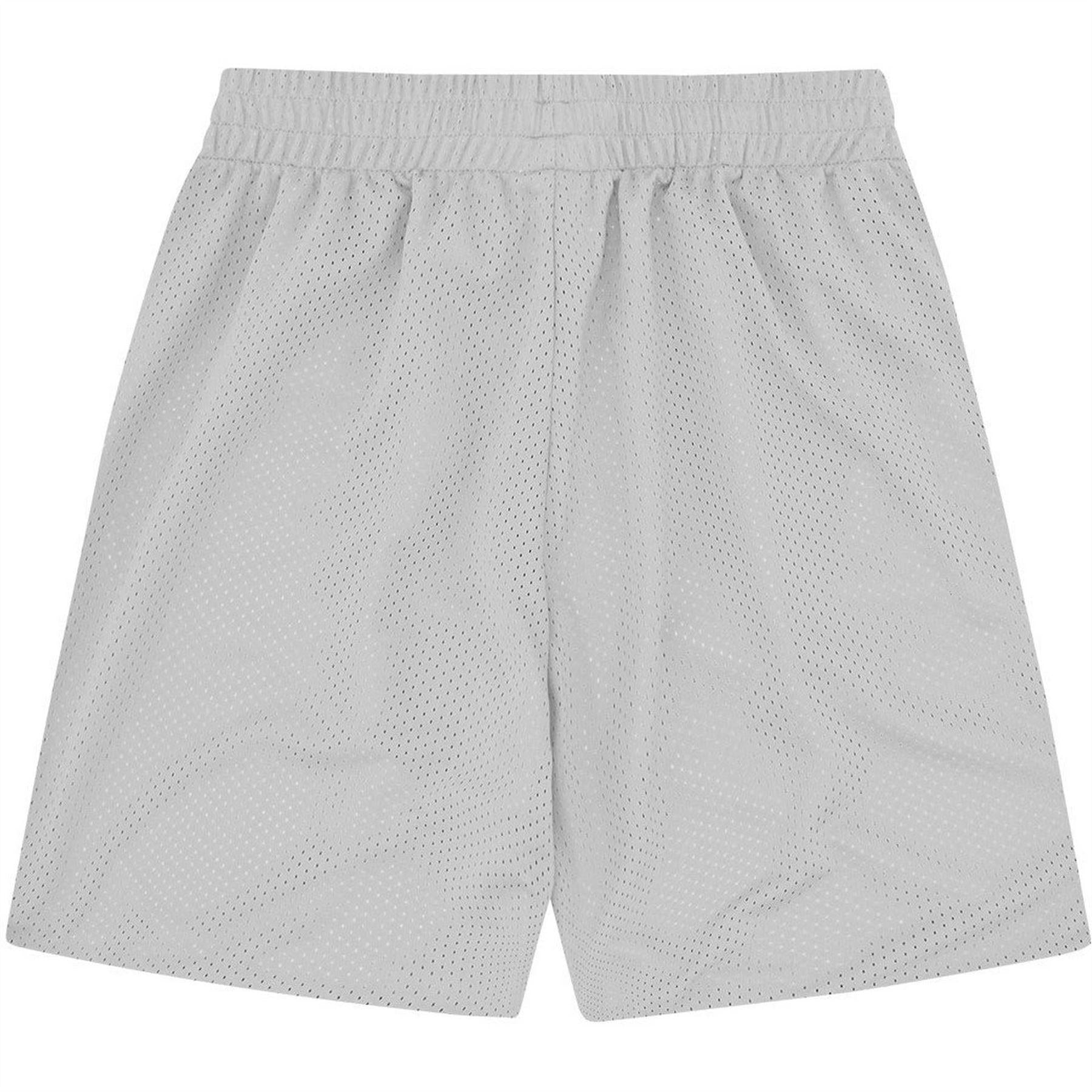 Grey - Back - ICECREAM Mens Mesh Dog Shorts