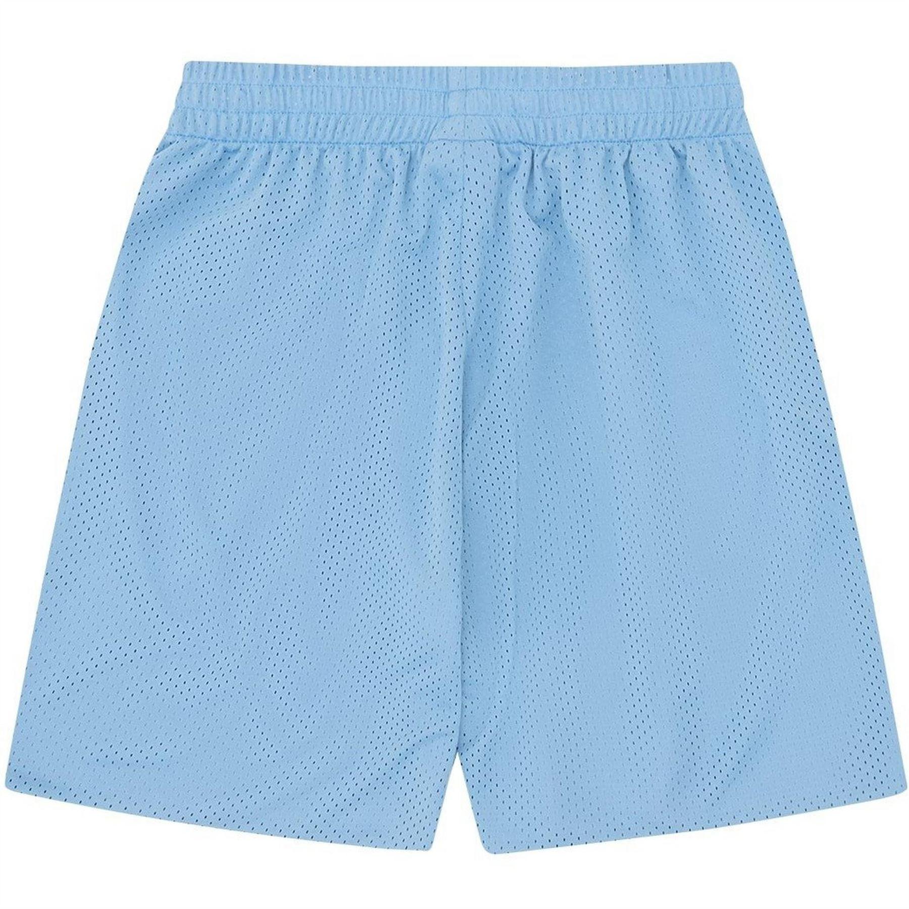 Light Blue - Back - ICECREAM Mens Mesh Dog Shorts