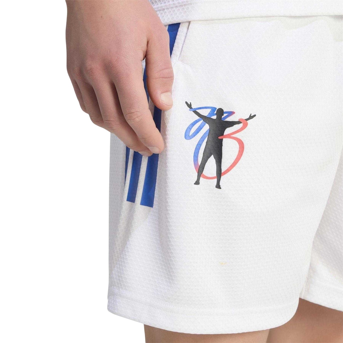 White - Lifestyle - Adidas Mens Jude Bellingham Training Shorts