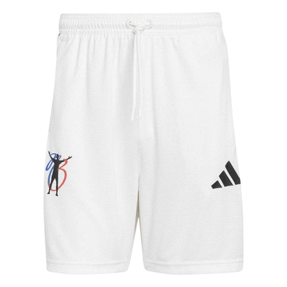 White - Front - Adidas Mens Jude Bellingham Training Shorts