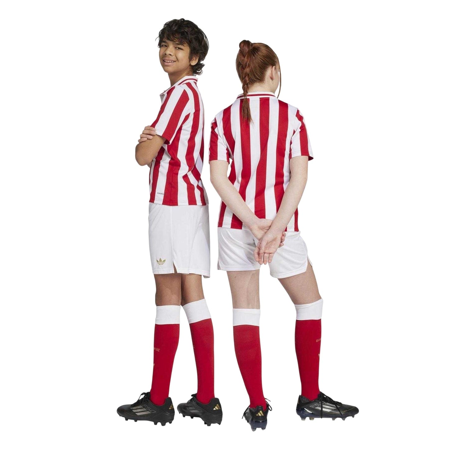 White - Pack Shot - Adidas Childrens-Kids Olympiacos Piraeus Shorts