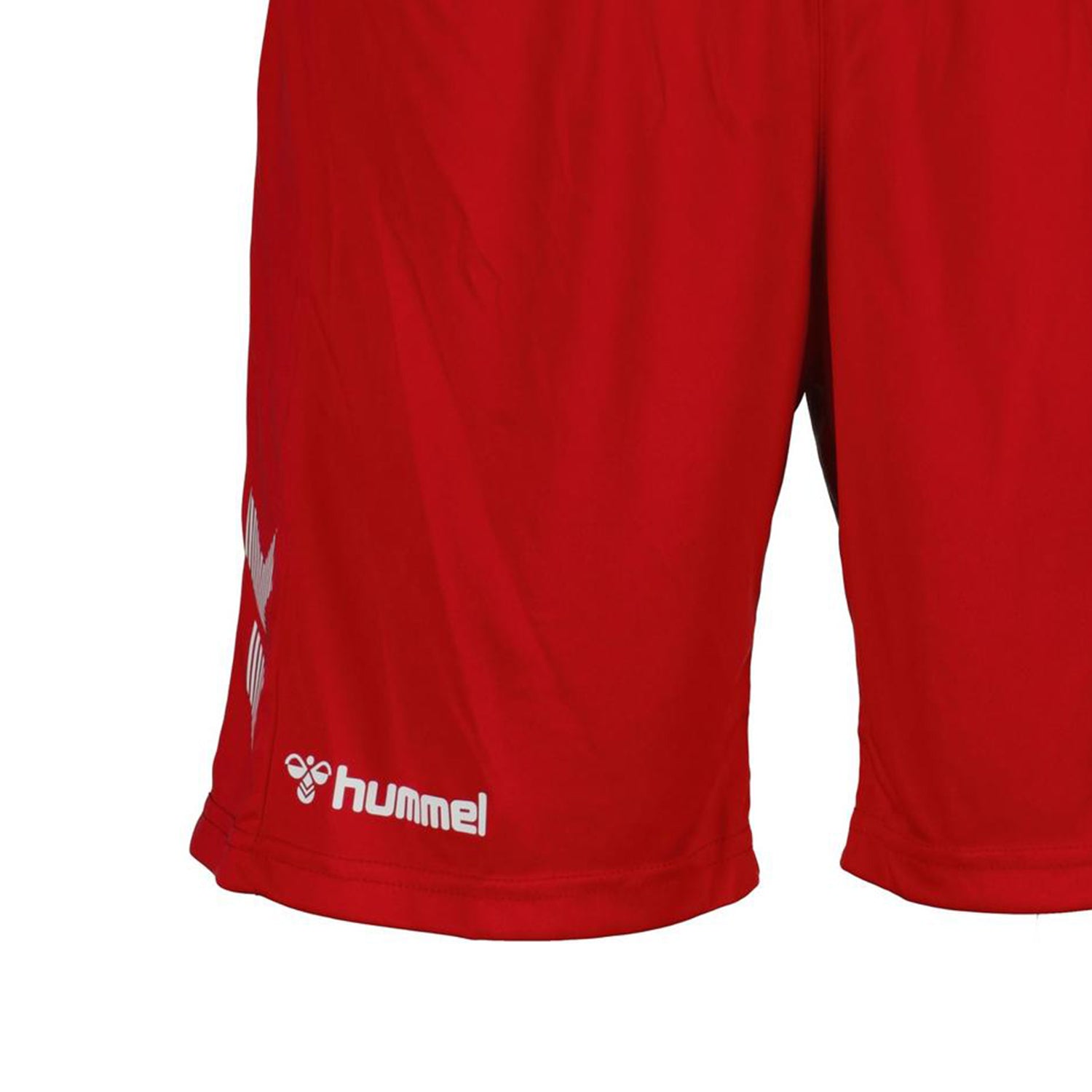 True Red - Side - Hummel Mens Core Polyester Shorts